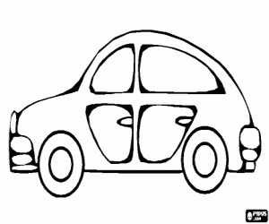 kolorowanka Mały samochód