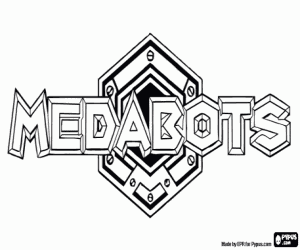 kolorowanka Medabots logo