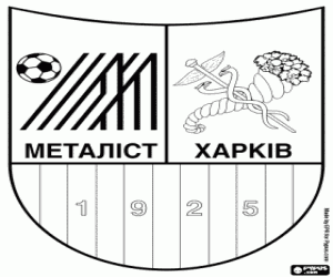 kolorowanka Metalist Charków emblemat