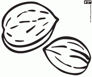 kolorowanka Migdały, składnik kulinarny