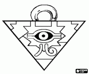 kolorowanka Millennium Puzzle, Yu-Gi-Oh
