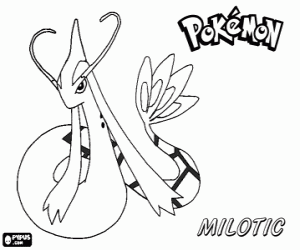 kolorowanka Milotic, Pokémon