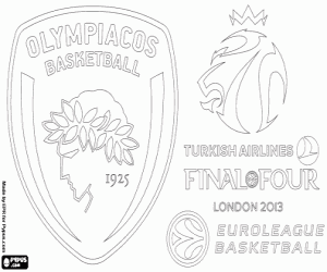 kolorowanka Mistrz Euroligi 2013, Olympiakos