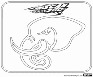 kolorowanka Moc słonia, Scan2Go