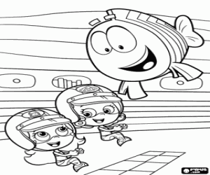 kolorowanka Molly i Deema na wyścigach