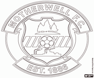 kolorowanka Motherwell FC logo
