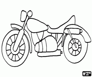 kolorowanka Motocykla drogowego Classic
