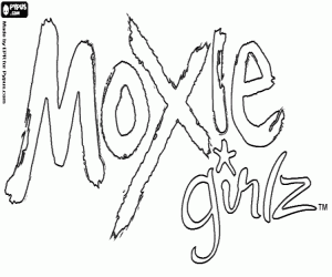 kolorowanka Moxie Girlz Logo
