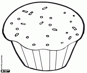 kolorowanka Muffin