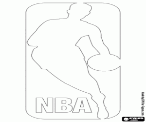 kolorowanka NBA logo
