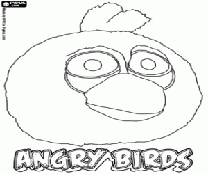 kolorowanka Niebieski ptak, Angry Birds
