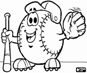 kolorowanka Nieodzowne dla baseball