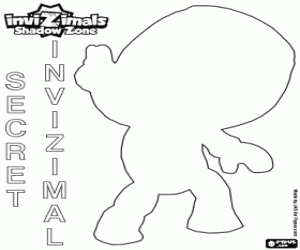 kolorowanka Nieznany sekret Invizimal