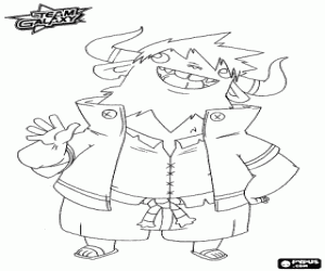kolorowanka Obcych student Team Galaxy