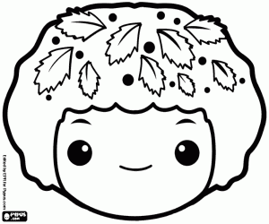 kolorowanka Oblicze Boga wina