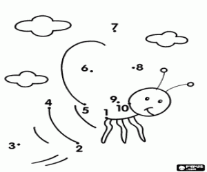 kolorowanka Odkryj latające owady