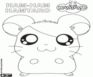 kolorowanka Odważny Ham-Ham Hamtaro