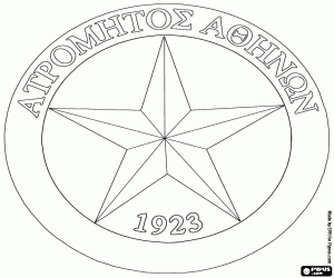 kolorowanka Odznaka Atromitos FC