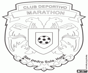 kolorowanka Odznaka CD Marathón