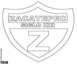 kolorowanka Odznaka CF Zacatepec