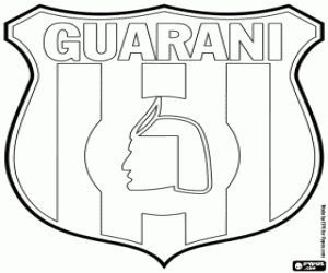 kolorowanka Odznaka Club Guaraní
