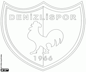 kolorowanka Odznaka Denizlispor