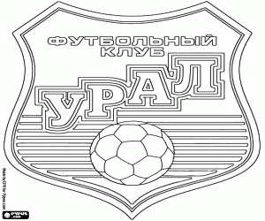 kolorowanka Odznaka z FK Ural
