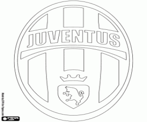 kolorowanka Odznaka Juventus