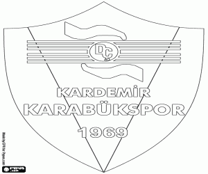 kolorowanka Odznaka Kardemir Karabukspor