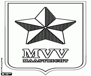 kolorowanka Odznaka z MVV Maastricht