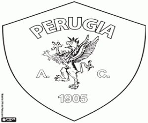 kolorowanka Odznaka Perugia Calcio