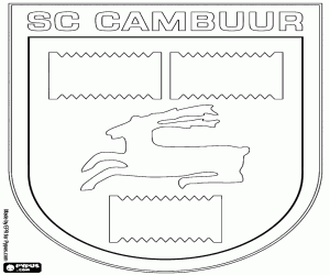 kolorowanka Odznaka SC Cambuur