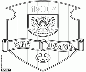 kolorowanka Odznaka SFC Opava