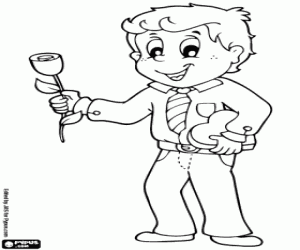 kolorowanka Ojciec, tata