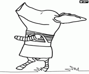 kolorowanka Olivia, charakter Ian Falconer