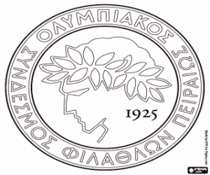 kolorowanka Olympiakos FC logo