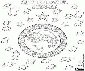kolorowanka Olympiakos, Super Liga 2024-25