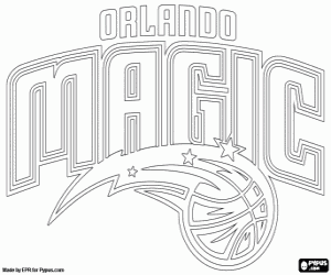 kolorowanka Orlando Magic logo