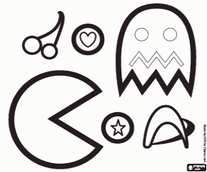 kolorowanka Pac-Man gry wideo