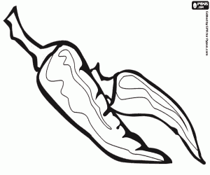 kolorowanka Papryka Pieprz