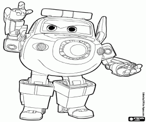 kolorowanka Paul jest samolot policji