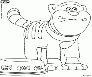 kolorowanka Pidsley, kot gospodarstwa