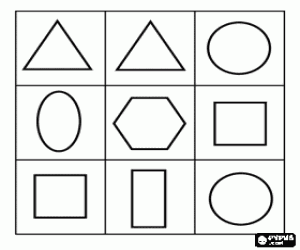kolorowanka Podstawowe formy