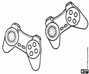 kolorowanka Polecenia gier wideo