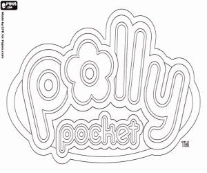 kolorowanka Polly Pocket Logo