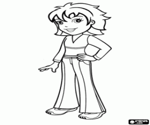 kolorowanka Polly Pocket na sprawny