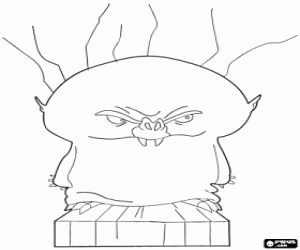 kolorowanka Postać Łowcy smoków