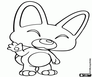 kolorowanka Pozdrowienia z Eddy lis