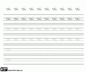 kolorowanka Na praktykę pisania VI