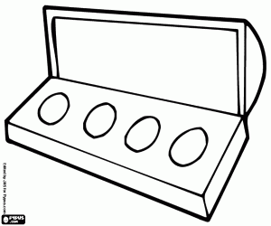 kolorowanka Pudełko z akwareli